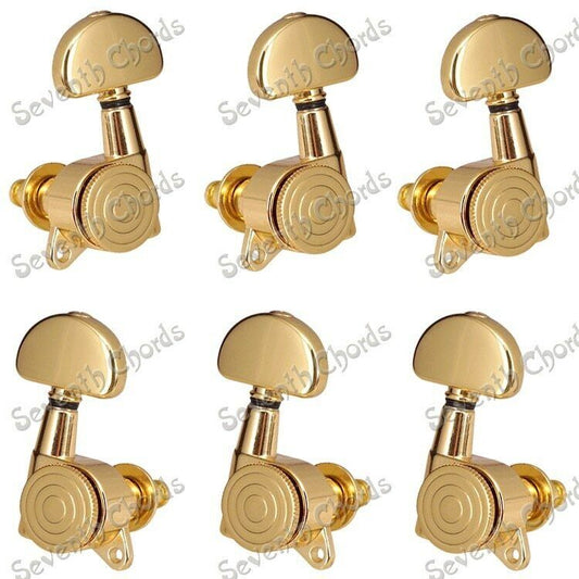 3+3 Locked String Tuners Tuning Pegs Fit Epiphone,Ibanez,Harley Benton,Burny,ESP