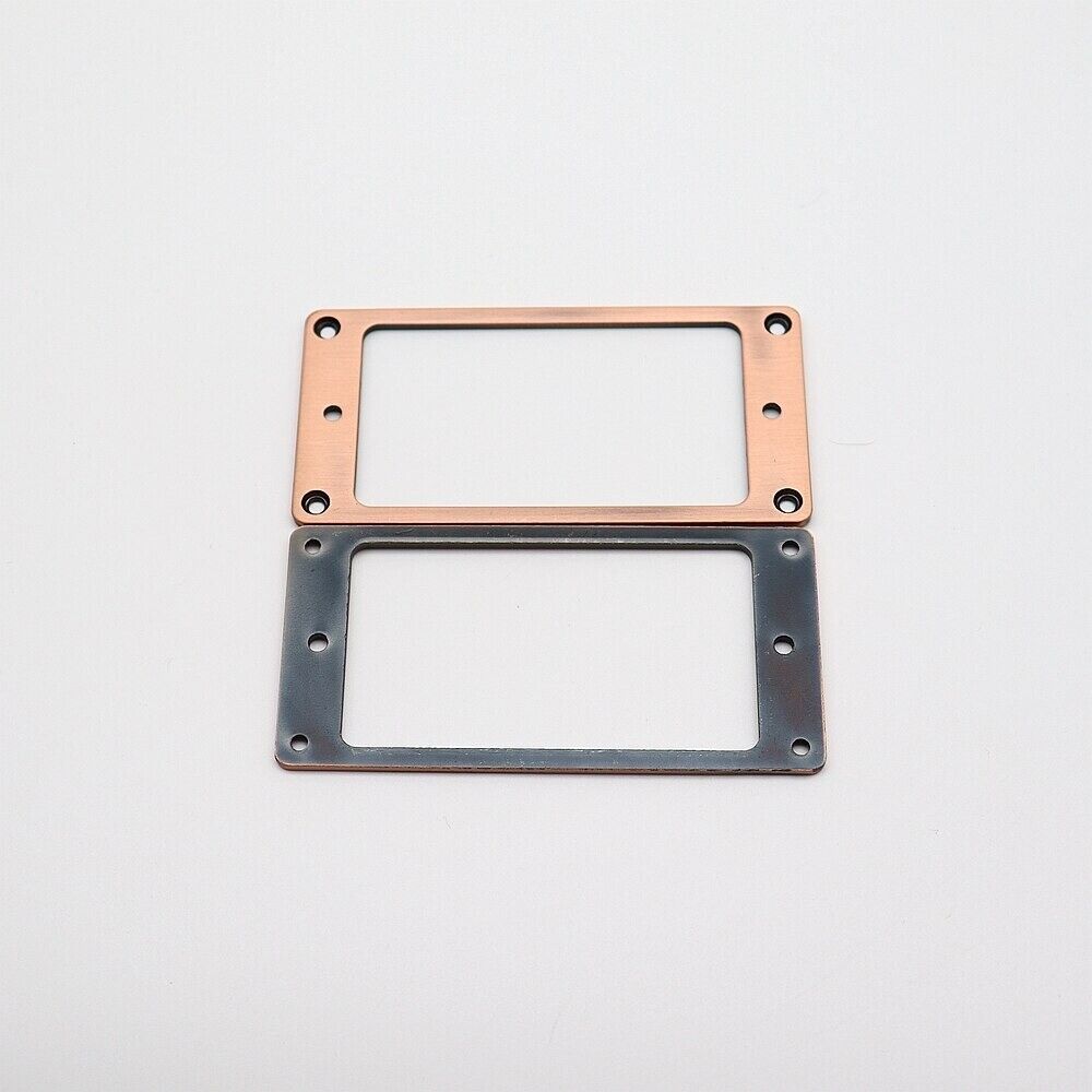 Copper Red Guitar Pickups Flat Rings Fit Carvin,ESP LTD,Ibanez,Fender,Charvel