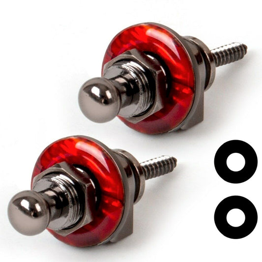 2pcs/Set Guitar and Bass Strap Lock Buttons Fit Fender,Epiphone,Gibson,Ibanez