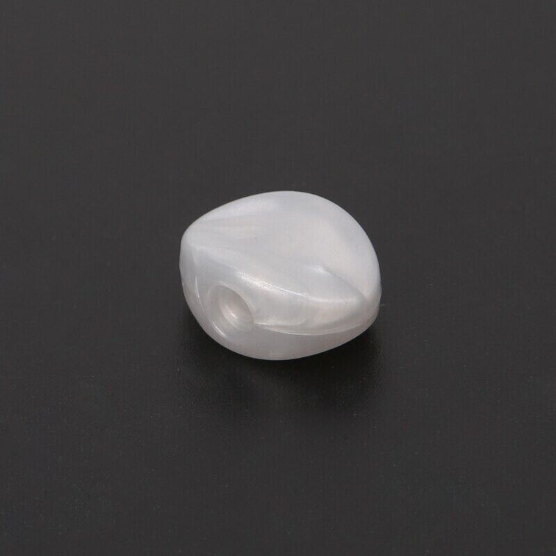 6 Pieces White Pearl Guitar Tuning Pegs Machine Heads Buttons Knobs Set