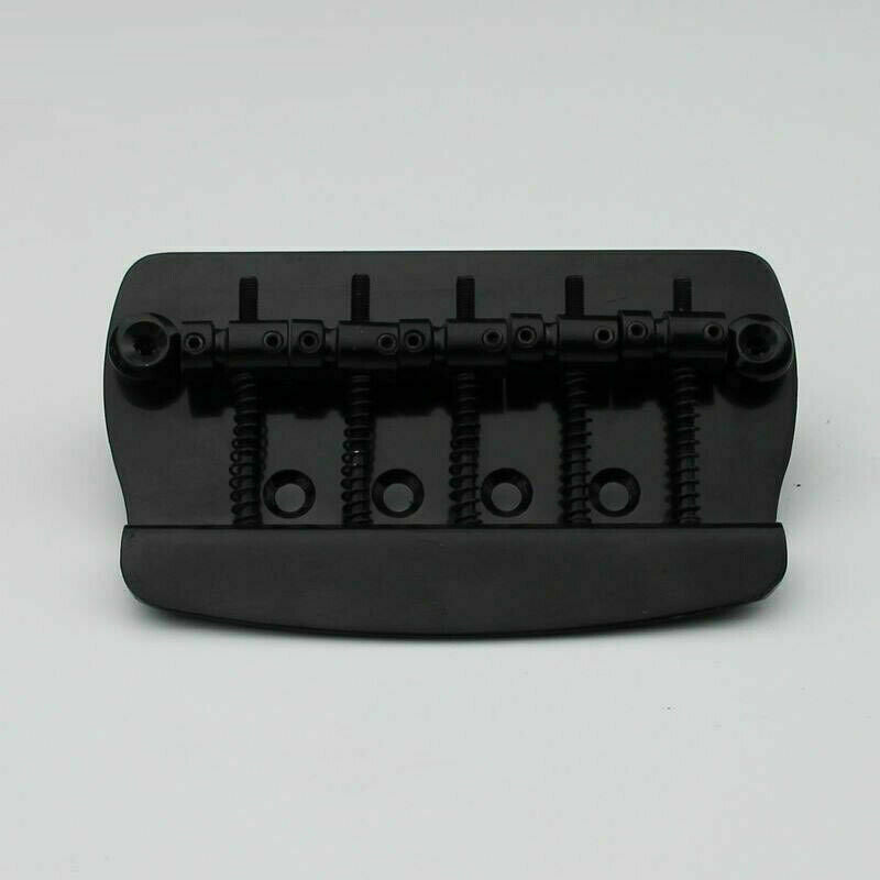 Black 5 String Electric Bass Hardtail Classic Bridge Fit MusicMan Bass Guitar