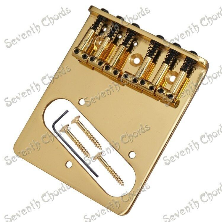 Tele Toploader Bridge Gold Top Loader Guitar Fixed Vintage Bridge Fit Fender Telecaster Tele ...