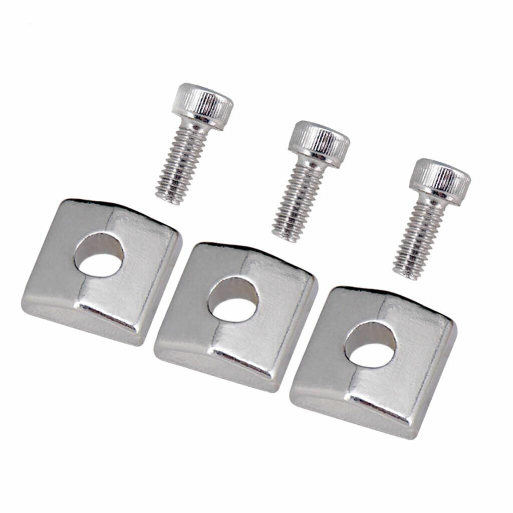 3Pcs Guitar Locking Nut Clamp Screws Fit Jackson,Ibanez,Charve