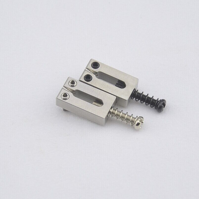 6pcs Guitar 10.5/10.8MM Steel Bridge Saddles Fit Fender Stratocaster/Telecaster