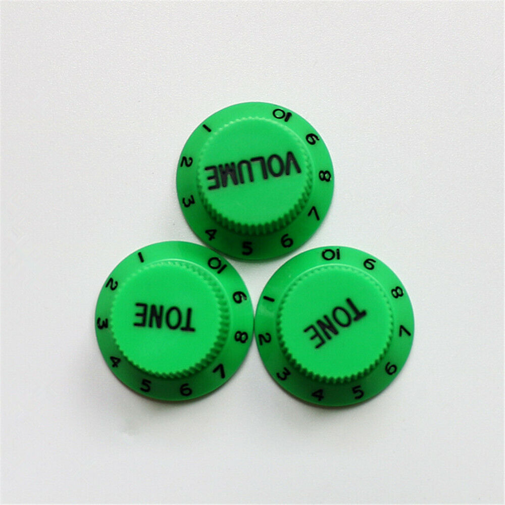 Set of 3pcs Guitar Volume and Tone Control Knobs Fit Fender Stratocaster ST