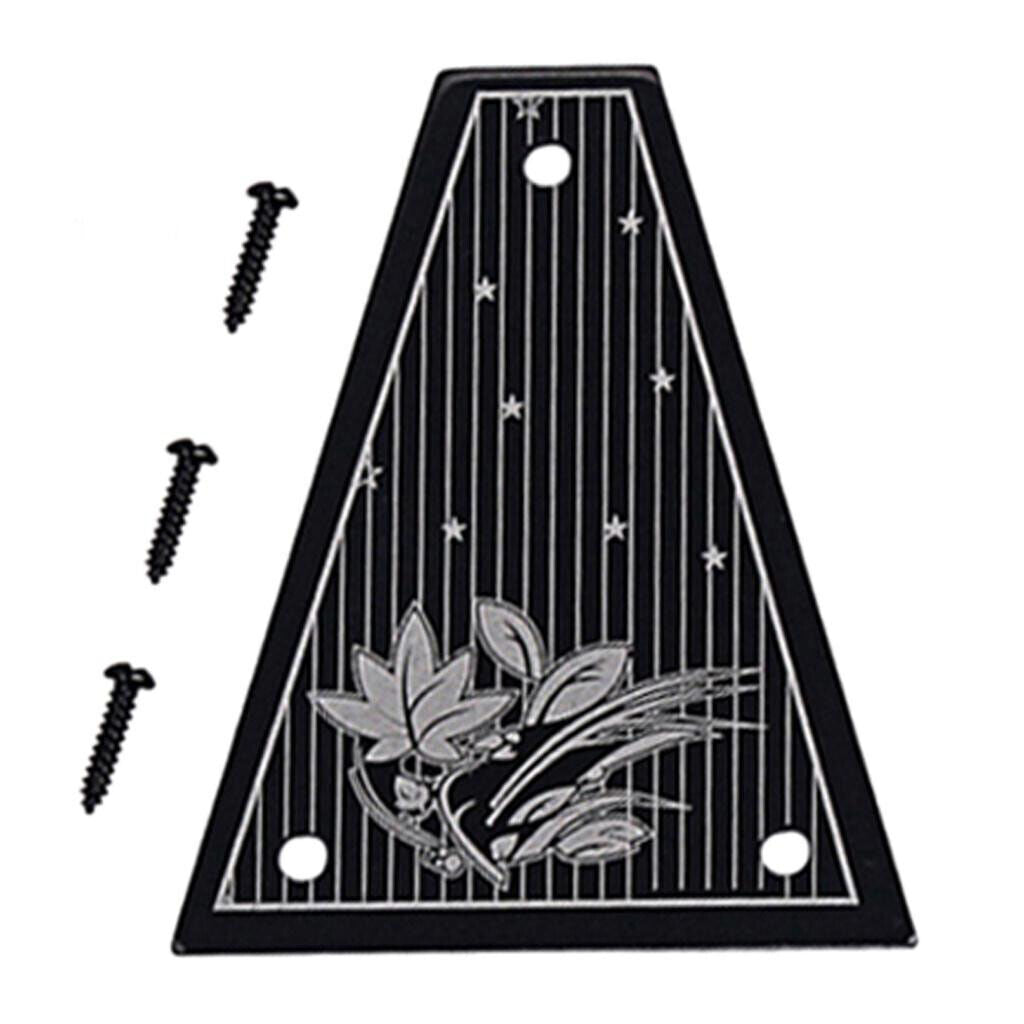 Electric Guitar Truss Rod Cover in Black Fit Jackson,Charvel,ESP LTD,Ibanez,Dean