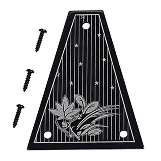 Electric Guitar Truss Rod Cover in Black Fit Jackson,Charvel,ESP LTD,Ibanez,Dean