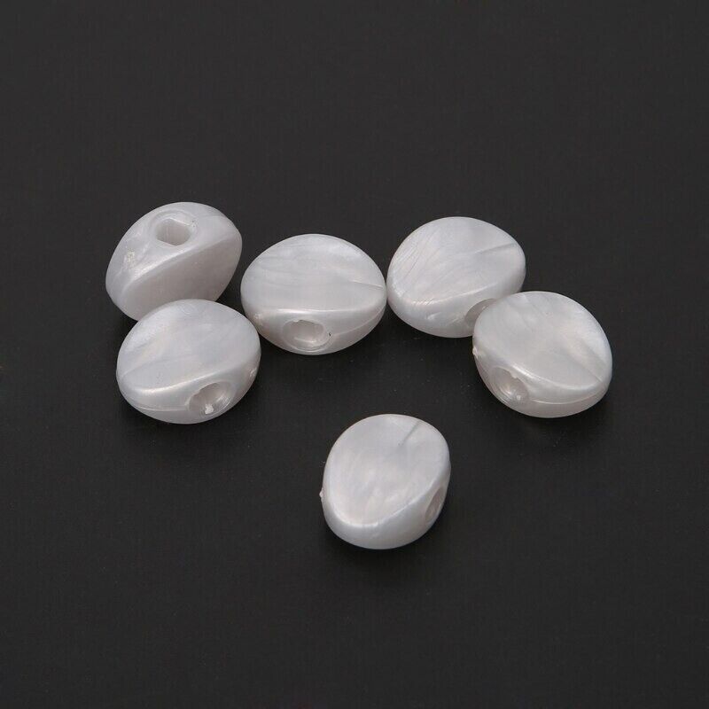 6 Pieces White Pearl Guitar Tuning Pegs Machine Heads Buttons Knobs Set