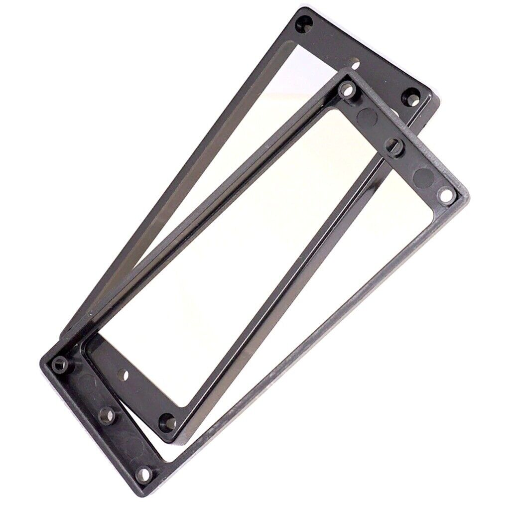 Black 8 String Humbucker Pickups Rings Fit ESP LTD,Schecter,Ibanez,Charvel,Dean