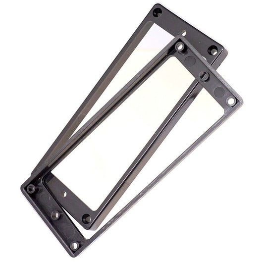 Black 8 String Humbucker Pickups Rings Fit ESP LTD,Schecter,Ibanez,Charvel,Dean