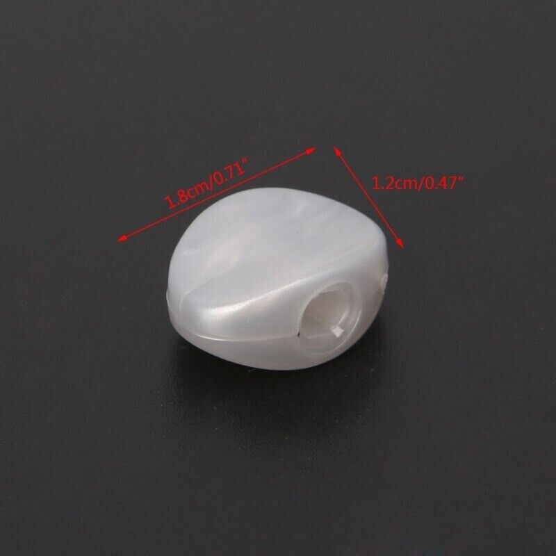 6 Pieces White Pearl Guitar Tuning Pegs Machine Heads Buttons Knobs Set