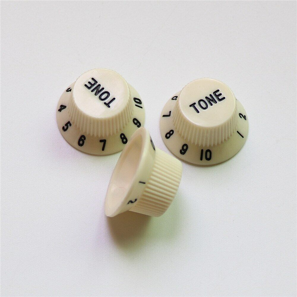 Set of 3pcs Guitar Volume and Tone Control Knobs Fit Fender Stratocaster ST