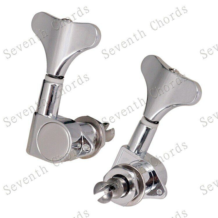 2L+3R Chrome Bass Machine Heads Tuners Fit Ibanez,Cort,ESP LTD,Tobias,Rogue