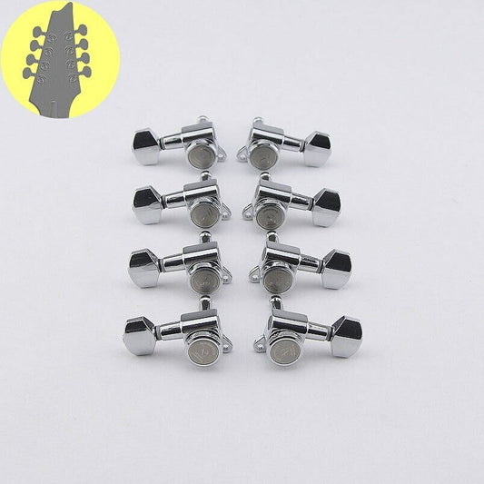 8 String Guitar R4L4 Locking Tuners Pegs Fit Ibanez,Schecter,Jackson,Dean,Kiesel