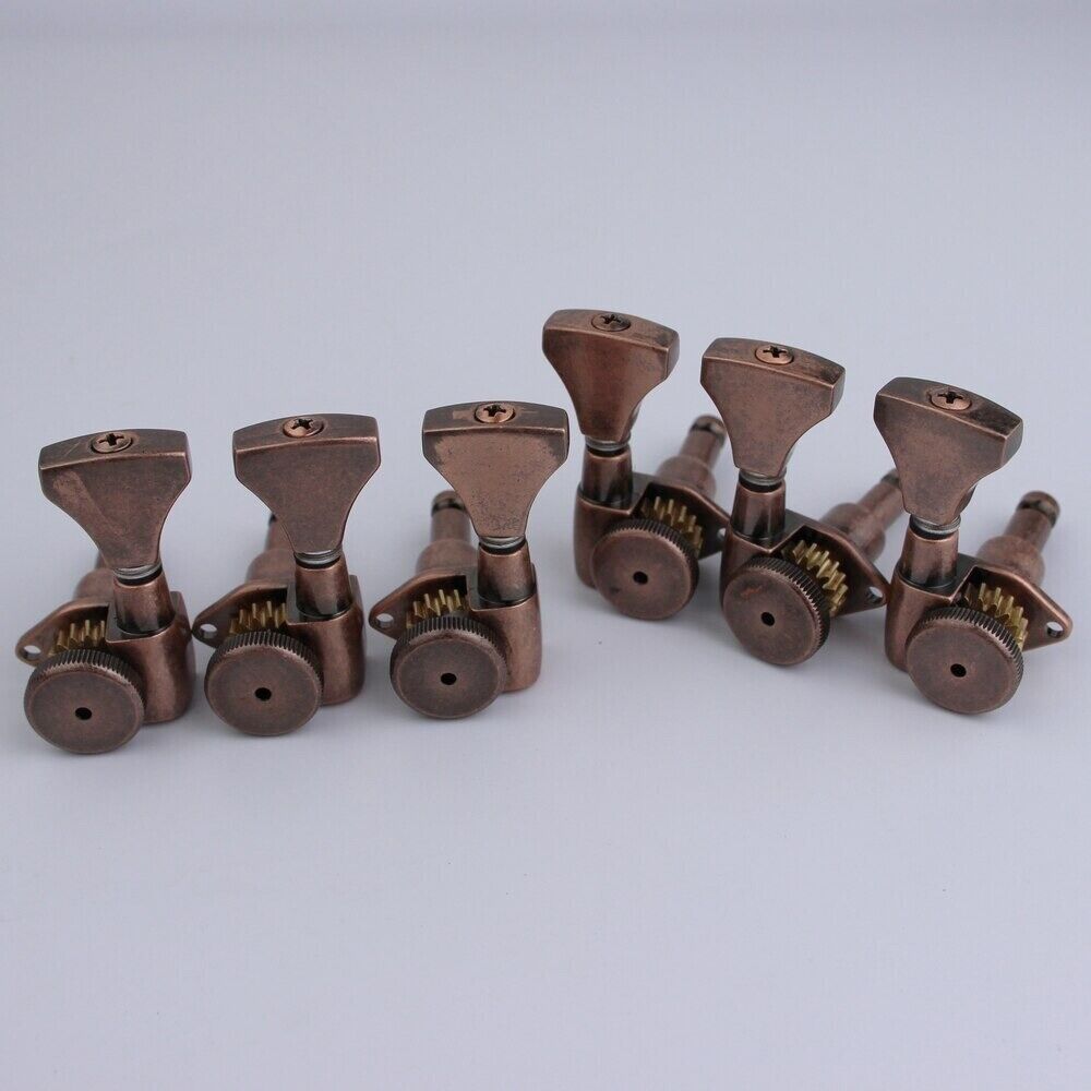 Bronze 3x3 Locking Guitar Tuning Keys Pegs Fit D'Angelico,Epiphone,Ibanez,Cort