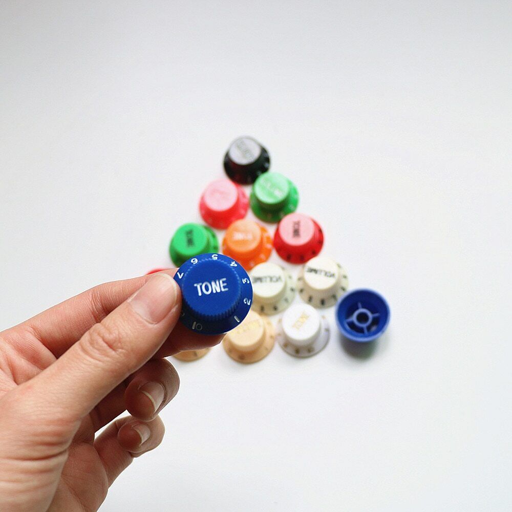 Set of 3pcs Guitar Volume and Tone Control Knobs Fit Fender Stratocaster ST