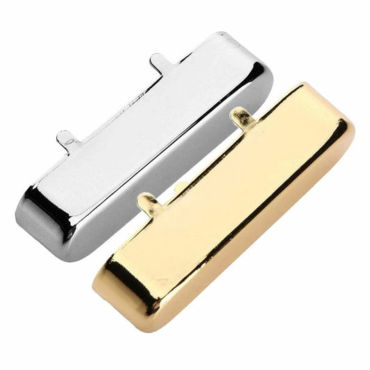 1Pcs Guitar Single Coil Neck Pickup Cover Gold/Chrome For Fender Telecaster Tele