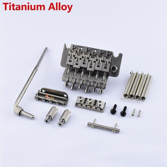 Titanium Alloy Guitar Bridge Tremolo Fit Jackson,Ibanez,Schecter,Charvel,EVH,LTD