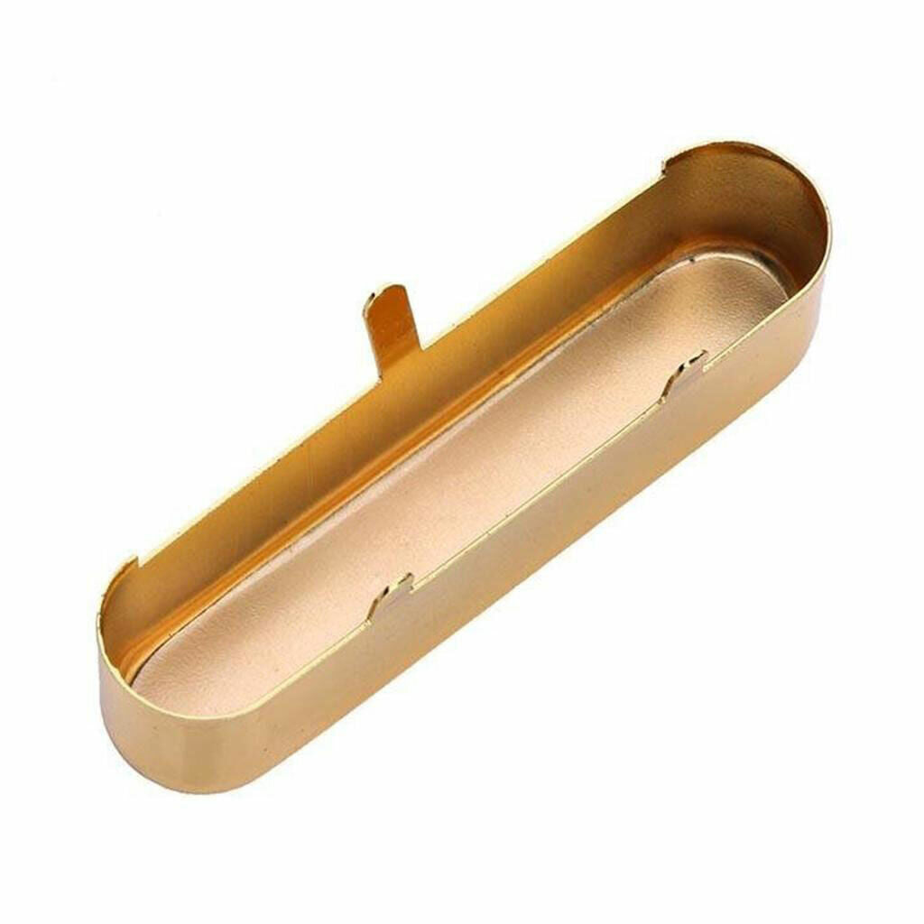 1Pcs Guitar Single Coil Neck Pickup Cover Gold/Chrome For Fender Telecaster Tele