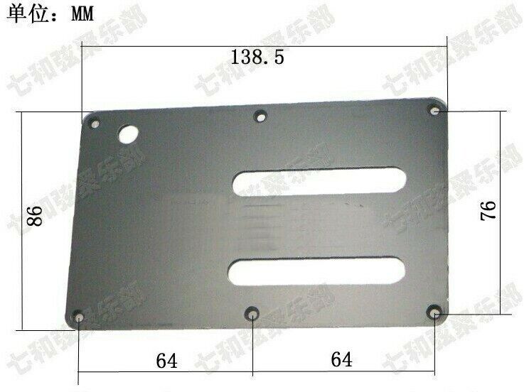 Black Electric Guitar Back Plate Cavity Cover Fit Ibanez Guitars