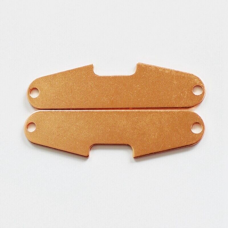 3pcs Steel Guitar Single Coil Pickups Base Plates Fit Fender Stratocaster