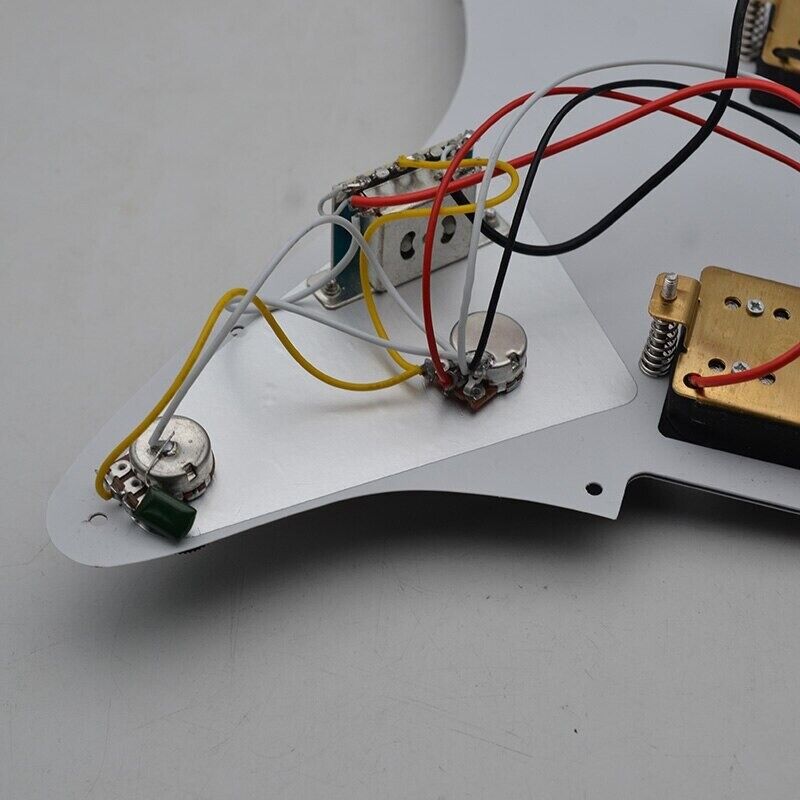 1 Set Guitar HH Prewired Loaded Pickguard Plate Fit Stratocaster ST