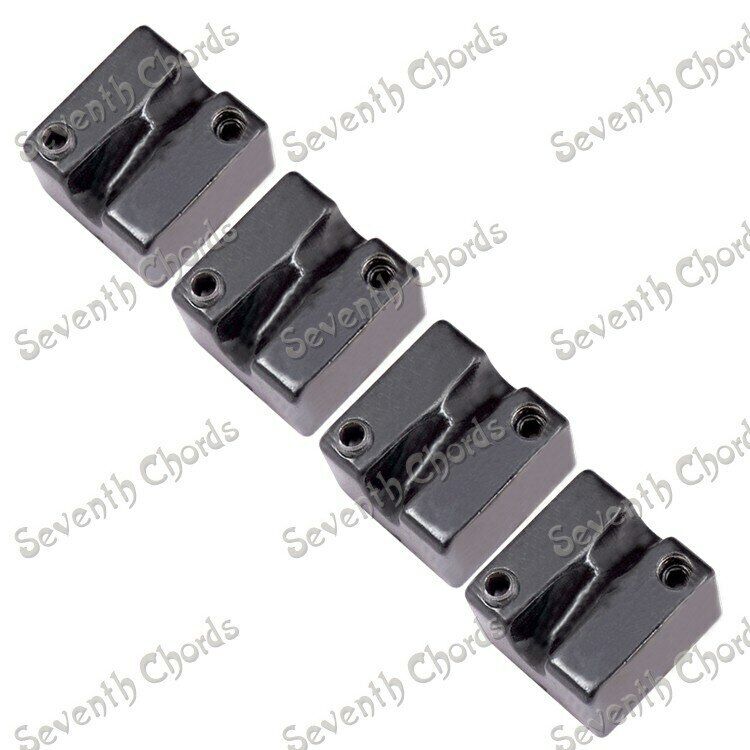 4Pcs Headless Bass Bridge Tremolo Saddles Fit Mayones,Cort,Kiesel,Strandberg