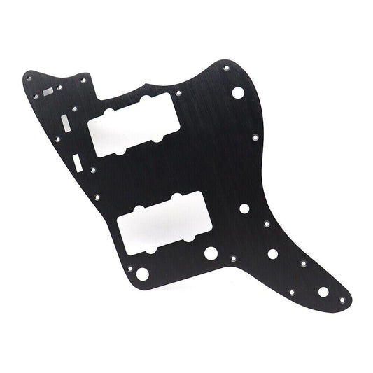 Guitar Black Aluminum Pickguard Scratch Plate Fit Jazzmaster