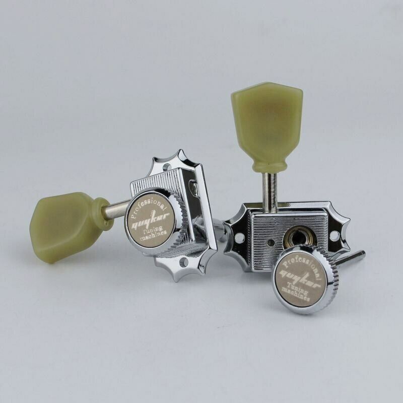 3x3 Chrome Vintage Locked String Tuning Pegs Fit Epiphone Les Paul SG DOT ES