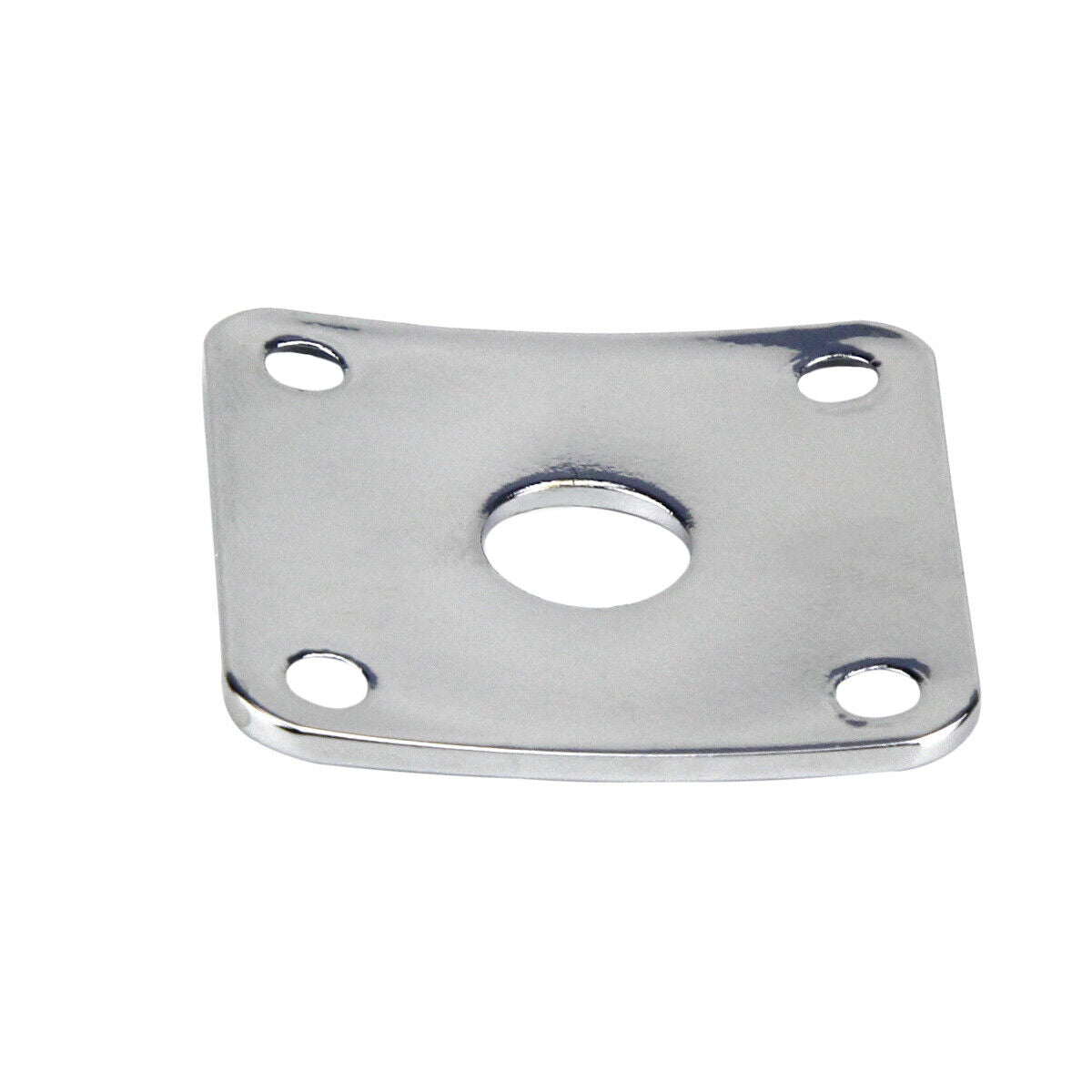 Chrome Curved Guitar Metal Jack Plate Fit Epiphone Les Paul LP