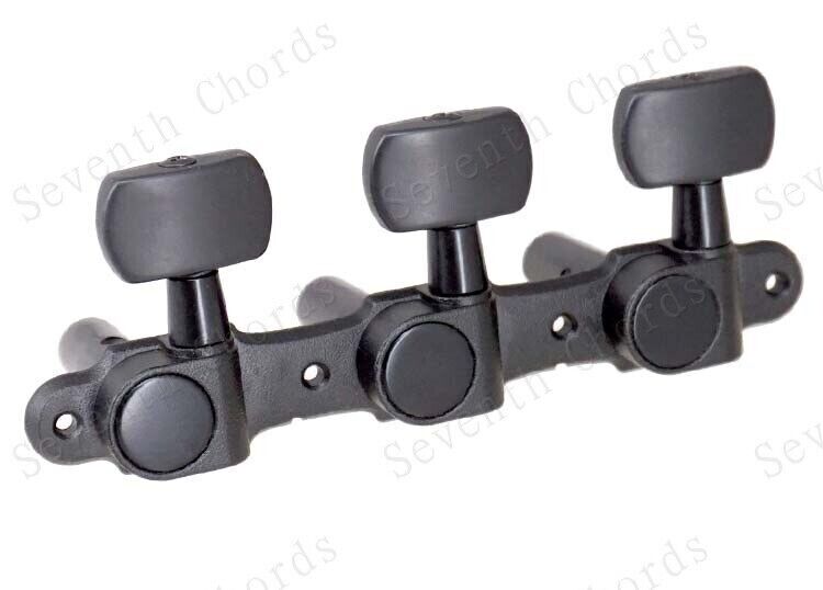 Black Classical Guitar Machine Heads 3R3L Fit Squier,Ibanez,Takamine,Washburn