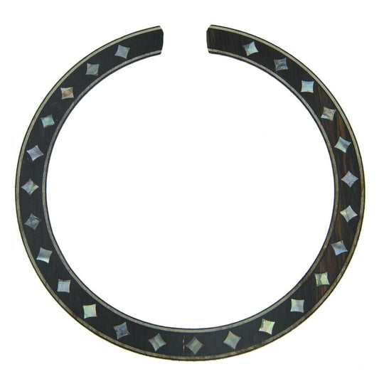 Acoustic Guitar Rosewood Soundhole Rosette with Abalone Inlay