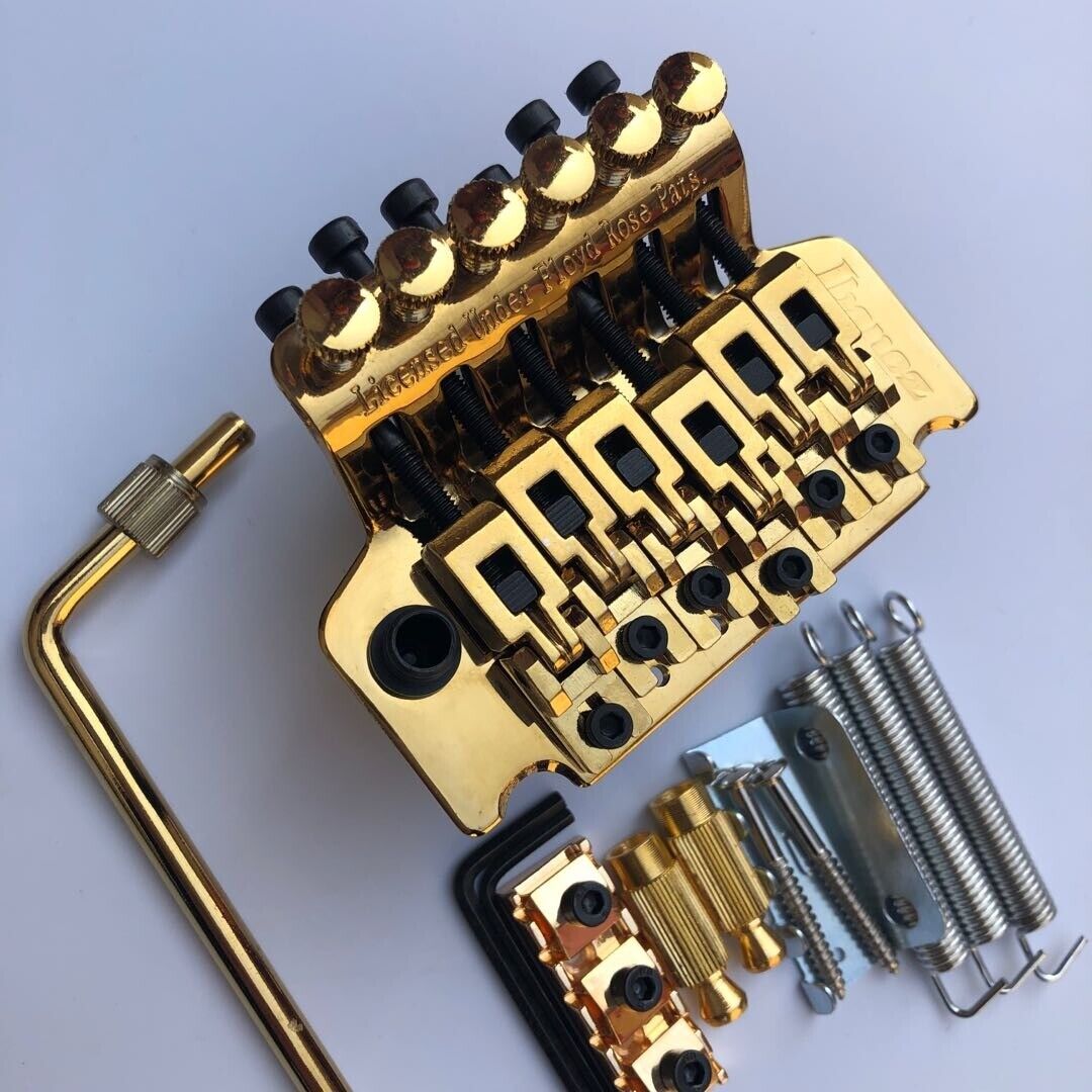 Gold Ibanez Licensed Floyd Rose Bridge Tremolo System