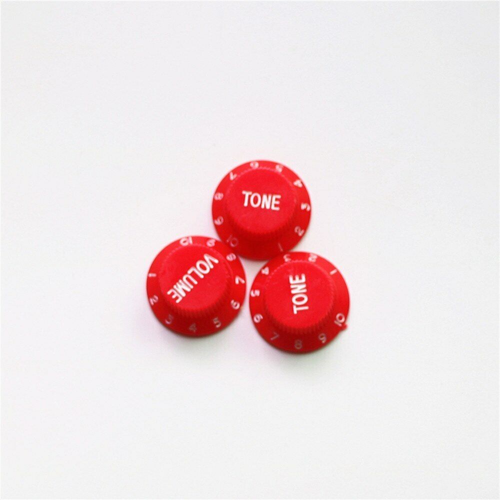 Set of 3pcs Guitar Volume and Tone Control Knobs Fit Fender Stratocaster ST