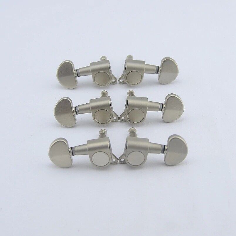 Nickel Satin Finish Guitar 3R3L Tuners Pegs Fit Takamine,Jasmine,Epiphone,Ibanez