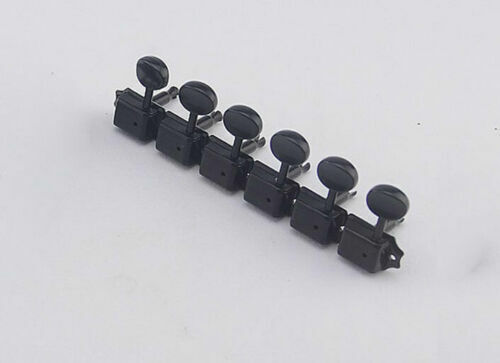 Lefty Guitar Vintage Tuning Pegs Tuners in Black Fit Fender Tele Strat