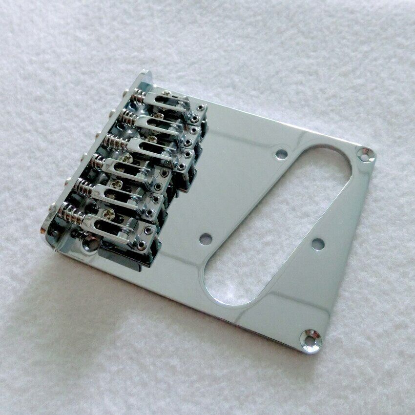 Chrome 12 String Guitar Hardtail Fixed Vintage Bridge Fit Fender Telecaster TL