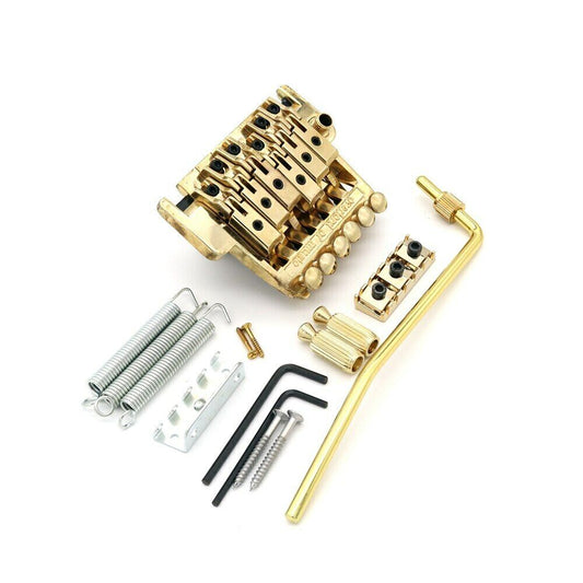 Gold Guitar Double Locking Tremolo System Fit Ibanez,Schecter,Jackson,Cort,Dean