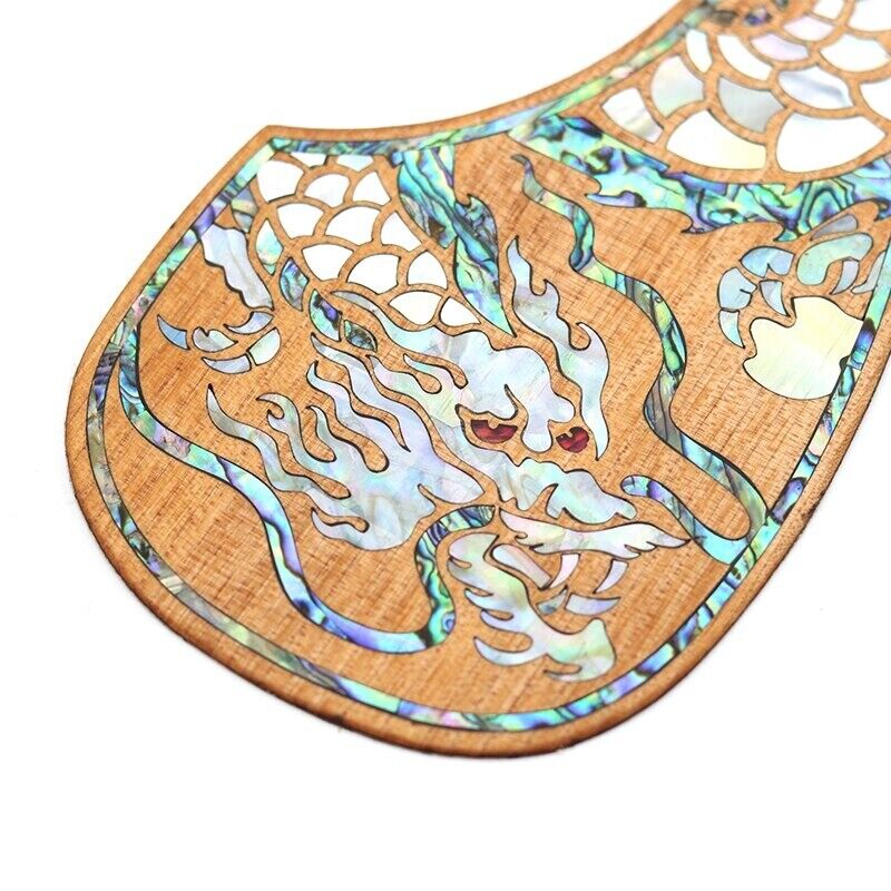 Acoustic Guitar Maple Wood Pickguard with Abalone Fit Martin Guitars