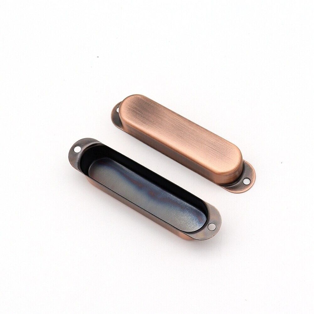 Red Bronze Guitar Single Coil Closed Pickups Covers Fit Fender Stratocaster ST