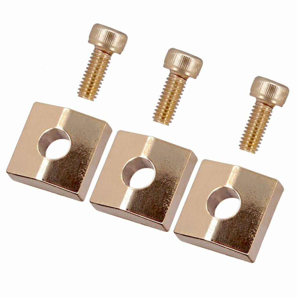 3Pcs Guitar Locking Nut Clamp Screws Fit Jackson,Ibanez,Charve,Kramer,Dean,ESP