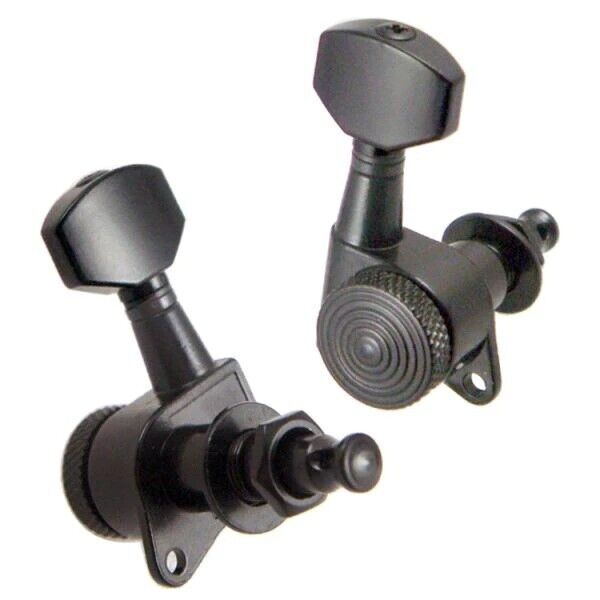 6R Guitar Black Tuners Tuning Pegs Machines Fit Tanglewood,Reverend,Schecter,ESP
