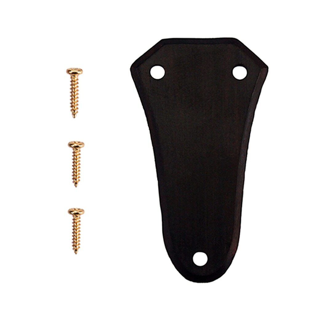 Ebony Acoustic Guitar 3 Holes Truss Rod Cover Fit Epiphone,Ibanez,Martin,Cort