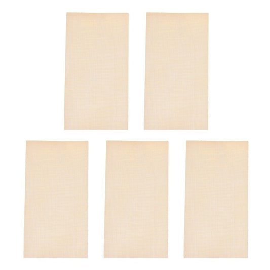 5 Pieces Set Guitar Wooden Head Veneer Plate Headstock Sheet DIY