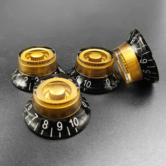 4 Pieces Guitar Top Hat Tone and Volume Control Knobs Fit Epiphone Les Paul LP