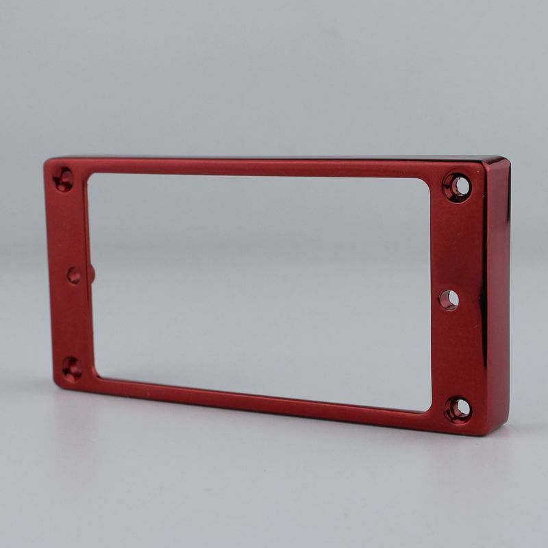 Metal Guitar Flat Pickups Rings in Red Fit Fit Ibanez/Washburn/Epiphone/ESP LTD