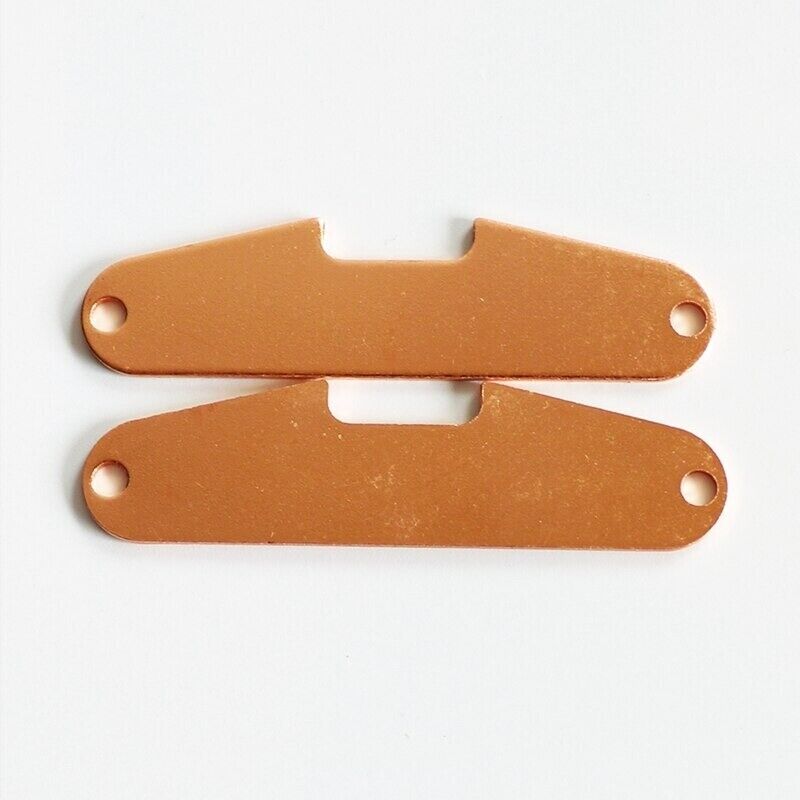 3pcs Steel Guitar Single Coil Pickups Base Plates Fit Fender Stratocaster