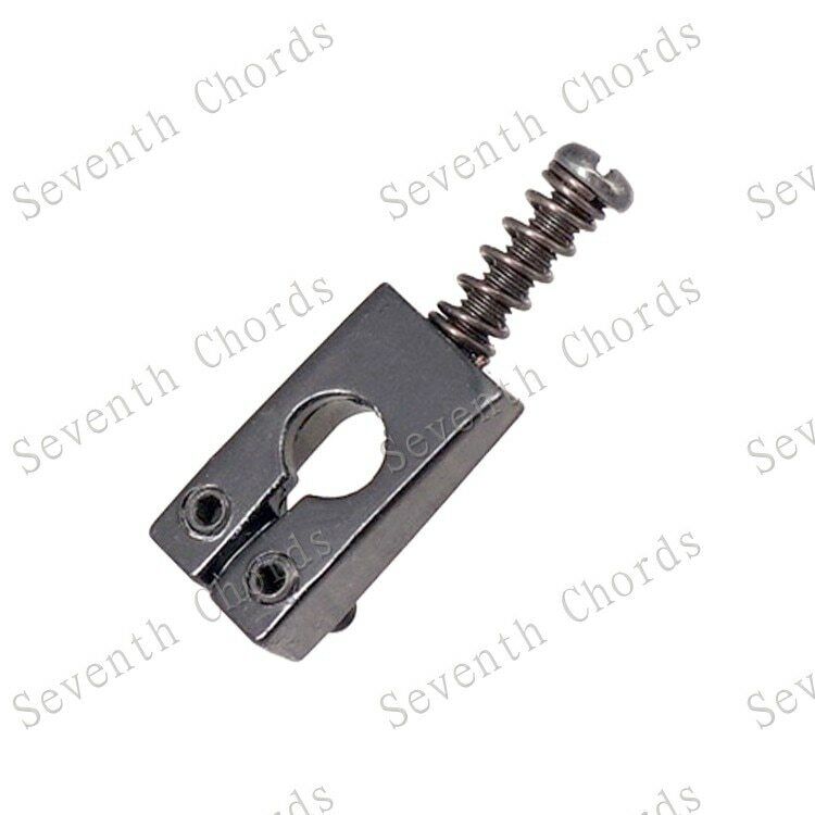 6 Pcs Guitar Black Bridge Tremolo Saddles Fit Fender,PRS,Ibanez,Washburn,Squier