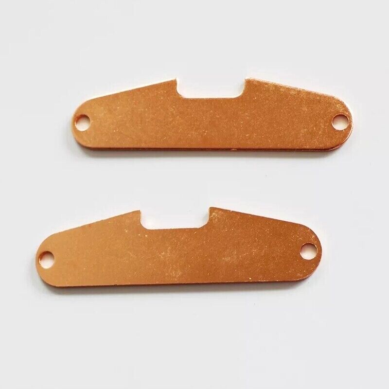 3pcs Steel Guitar Single Coil Pickups Base Plates Fit Fender Stratocaster