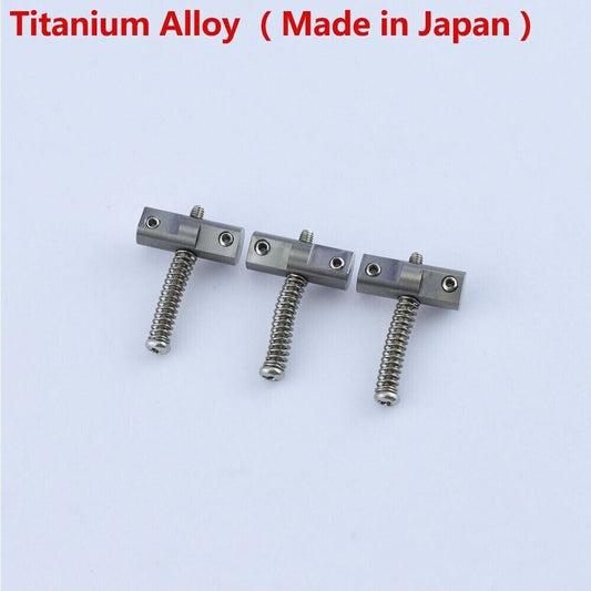 Titanium Alloy Guitar Vintage Ashtray Bridge Saddles Fit Telecaster Tele